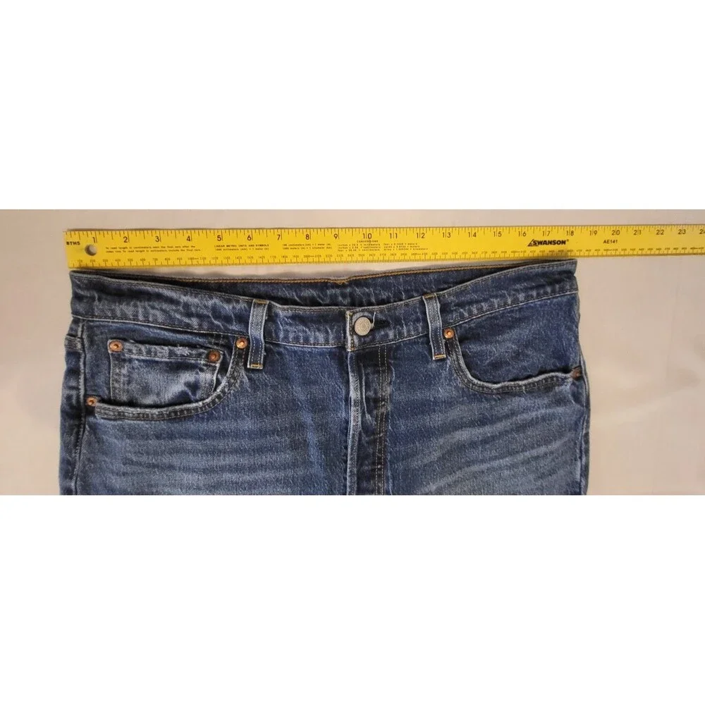 Levi’s 501 Premium Men’s Jeans W34 L32 Dark Wash Straight Leg Button Fly